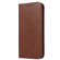 iPhone 12 mini Calf Texture Magnetic Horizontal Flip Leather Case with Holder & Card Slots & Wallet  - Brown