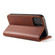 iPhone 12 mini Calf Texture Magnetic Horizontal Flip Leather Case with Holder & Card Slots & Wallet  - Brown