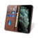 iPhone 12 mini Calf Texture Magnetic Horizontal Flip Leather Case with Holder & Card Slots & Wallet  - Brown