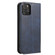 iPhone 12 mini Calf Texture Magnetic Horizontal Flip Leather Case with Holder & Card Slots & Wallet  - Blue