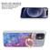 iPhone 12 mini Ring Holder 2.0mm Airbag TPU Phone Case  - Blue Purple Marble