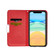 iPhone 12 mini Litchi Texture Horizontal Flip Leather Case with Holder & Card Slots - Red