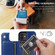 iPhone 12 mini Shockproof PU + TPU Leather Case with Card Slots & Holder & Photo Frame & Wallet  - Blue
