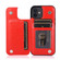 iPhone 12 mini Shockproof PU + TPU Leather Case with Card Slots & Holder & Photo Frame & Wallet  - Red