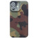 iPhone 12 mini Camouflage Pattern Film PC Phone Case - Green Camouflage