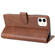 iPhone 12 mini Classic Wallet Flip Leather Phone Case  - Brown