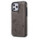 iPhone 12 mini Cat Bee Embossing Pattern Shockproof Protective Case with Card Slots & Photo Frame  - Grey