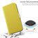 iPhone 12 mini Candy Color Litchi Texture Leather Phone Case  - Yellow