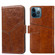 iPhone 12 mini Geometric Stitching Horizontal Flip TPU + PU Leather Case with Holder & Card Slots & Wallet  - Light Brown