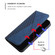 iPhone 12 mini Diamond Pattern Splicing Skin Feel Magnetic Horizontal Flip Leather Case with Card Slots & Holder & Wallet  - Blue