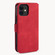 iPhone 12 mini DG.MING Retro Oil Side Horizontal Flip Case with Holder & Card Slots & Wallet  - Red