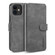 iPhone 12 mini DG.MING Retro Oil Side Horizontal Flip Case with Holder & Card Slots & Wallet  - Grey