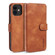 iPhone 12 mini DG.MING Retro Oil Side Horizontal Flip Case with Holder & Card Slots & Wallet  - Brown
