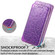 iPhone 12 mini Blooming Mandala Embossed Pattern Magnetic Horizontal Flip Leather Case with Holder & Card Slots & Wallet  - Purple