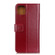 iPhone 12 mini 3-Color Pearl Texture Magnetic Buckle Horizontal Flip PU Leather Case with Card Slots & Wallet & Holder - Wine Red
