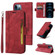 iPhone 12 mini BETOPNICE Dual-side Buckle Leather Phone Case - Red