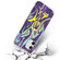 iPhone 12 mini Laser Glitter Watercolor Pattern Shockproof Protective Case with Ring Holder  - FD3