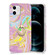 iPhone 12 mini Laser Glitter Watercolor Pattern Shockproof Protective Case with Ring Holder  - FD5