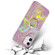 iPhone 12 mini Laser Glitter Watercolor Pattern Shockproof Protective Case with Ring Holder  - FD5