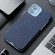 iPhone 12 mini Business Cross Texture PC Protective Case  - Dark Blue