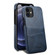iPhone 12 mini Calf Texture Back Cover Protective Case with Card Slots  - Blue