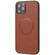 iPhone 12 mini Ultra-thin Separable Magnetic Horizontal Flip Leather Case with Card Slot & Wallet  - Brown
