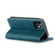 iPhone 12 mini CaseMe-013 Multifunctional Retro Frosted Horizontal Flip Leather Case with Card Slot & Holder & Wallet - Blue