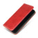 iPhone 12 mini Fierre Shann PU Genuine Leather Texture Horizontal Flip Leather Case with Holder & Card Slots & Wallet - Red