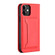 iPhone 12 mini Strong Magnetism Shockproof Horizontal Flip Liquid Feel Leather Case with Holder & Card Slots & Wallet - Red