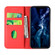 iPhone 12 mini Strong Magnetism Shockproof Horizontal Flip Liquid Feel Leather Case with Holder & Card Slots & Wallet - Red