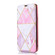 iPhone 12 mini Bronzing Plating PU + TPU Horizontal Flip Leather Case with Holder & Card Slot  - Pink White