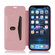 iPhone 12 mini Bronzing Plating PU + TPU Horizontal Flip Leather Case with Holder & Card Slot  - Pink Purple
