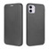 iPhone 12 mini Carbon Fiber Texture Horizontal Flip TPU + PC + PU Leather Case with Card Slot - Black