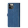 iPhone 12 mini Stitching Skin Feel Magnetic Buckle Horizontal Flip PU Leather Case with Holder & Card Slots & Wallet  - Blue