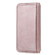 iPhone 12 mini Multifunctional Magnetic Copper Buckle Horizontal Flip Solid Color Leather Case with 10 Card Slots & Wallet & Holder & Photo Frame - Rose Gold