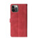 iPhone 12 mini Stitching Skin Feel Magnetic Buckle Horizontal Flip PU Leather Case with Holder & Card Slots & Wallet  - Red