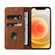 iPhone 12 mini Wristband Magnetic Leather Phone Case  - Brown