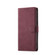 iPhone 12 mini Frosted Anti-theft Brush Horizontal Flip Leather Case with Holder & Card Slots & Wallet  - Wine Red