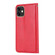 iPhone 12 mini Knead Skin Texture Horizontal Flip Leather Case with Photo Frame & Holder & Card Slots & Wallet - Red