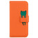 iPhone 12 mini Cartoon Buckle Horizontal Flip Leather Phone Case - Orange