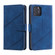 iPhone 12 mini Skin Feel Business Horizontal Flip PU Leather Case with Holder & Multi-Card Slots & Wallet & Lanyard & Photo Frame  - Blue