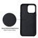 iPhone 12 mini Rhombic PU Leather Phone Case with Ring Holder - Black