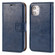 iPhone 12 mini Crazy Horse Texture Detachable Magnetic Back Cover Horizontal Flip Leather Case with Holder & Card Slots & Photo Frame & Wallet  - Blue