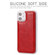 iPhone 12 mini Crazy Horse Texture Detachable Magnetic Back Cover Horizontal Flip Leather Case with Holder & Card Slots & Photo Frame & Wallet  - Red