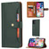 iPhone 12 mini Calf Texture Double Fold Clasp Horizontal Flip Leather Case with Photo Frame & Holder & Card Slots & Wallet  - Emerald