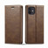 iPhone 12 mini LC.IMEEKE RFID Anti-theft Leather Phone Case - Brown