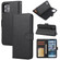 iPhone 12 mini Cross Texture Detachable Leather Phone Case  - Black