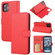 iPhone 12 mini Cross Texture Detachable Leather Phone Case  - Red