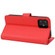 iPhone 12 mini Cross Texture Detachable Leather Phone Case  - Red