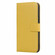 iPhone 12 mini Plain Texture Cowhide Leather Horizontal Flip Case with Magnetic Clasp & Holder & Card Slots & Wallet  - Yellow